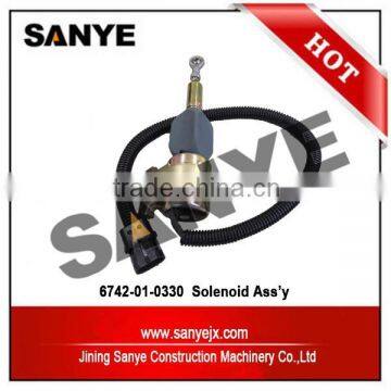 WA380-3 FUEL PUMP SOLENOID 6742-01-0330