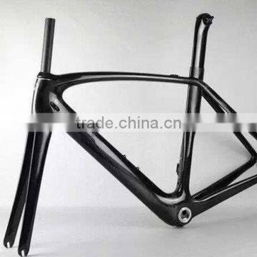 Full carbon fiber 700C Road bike frame+seat post+clamp+headset+fork