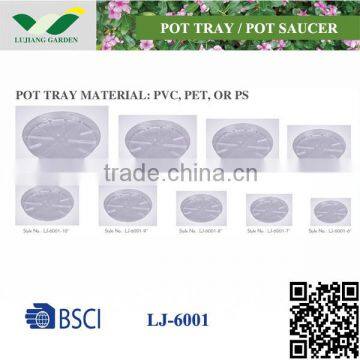 Plastic plant pot saucer LJ-6001