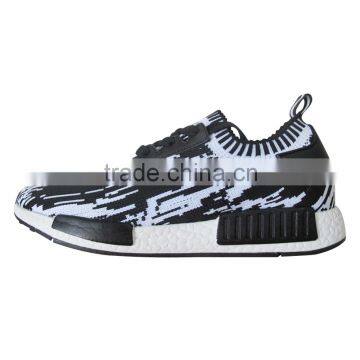 Breathable flyknit upper sports running shoes,men sneakers