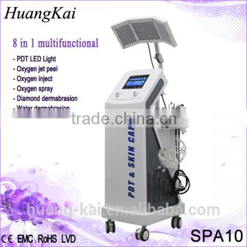 Hydra dermabrasion with spray and inject oxygen skin care machine