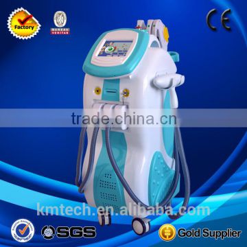 4in1 multifunctional ipl rf elight and ND YAG laser hair removal & tattoo removal machine