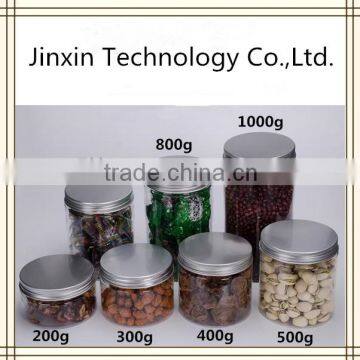 100ml 200ml 300ml 400ml 500ml 700ml 800ml 1000ml plastic PET jar with plastic PP material cap