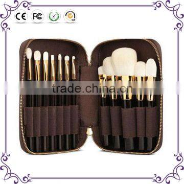 12pcs pure goat hair blending wholesale make up brush set