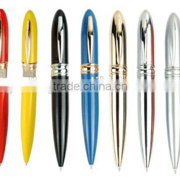 Promotional Metal USB Pen ,Metal Ball Pen With Client Logo