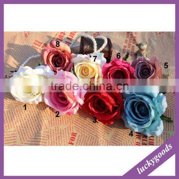 LFH058 wedding event favor quality artificial flower head rose