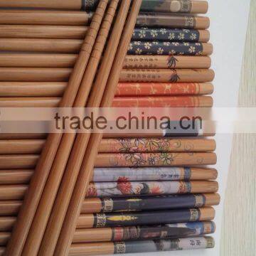 Carbonized Bamboo Chopsticks and natural white family chopsticks cooking tool on sale