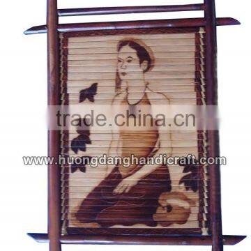 Bamboo craft, painting from Vietnam best price