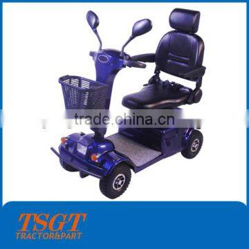 4 wheels scooter electric battery power with 360 rotatable seat