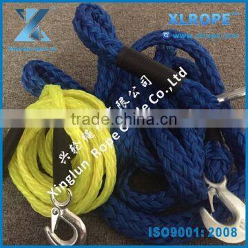 7/8" x 14' 8500lb tow rope/car trailer rope with hook