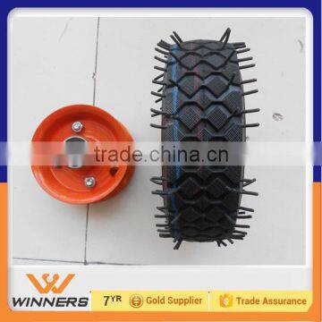 6 inch small pneumatic wheel 6x2