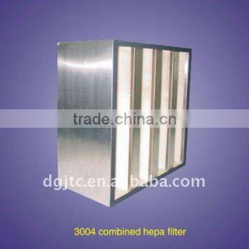 V filter compact v-bank HEPA filter