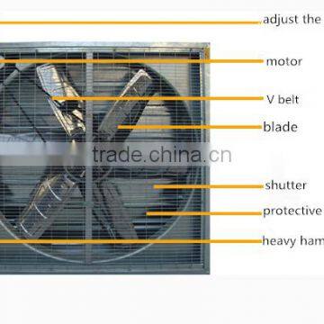 Free-standing wall mounted axial air flow fan