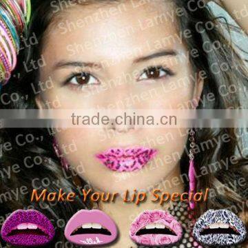 non-toxic lip shaped stickers