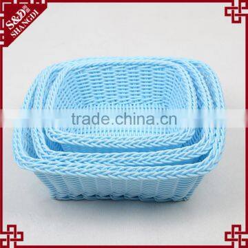 Cheap Plastic Wicker Woven Fancy Miniature Various Kinds of Baskets photo-4