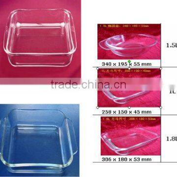 square glass plate