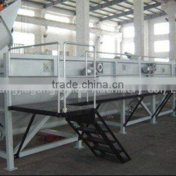 waste plastic recycle crushing washing drying siemens washing machine tank