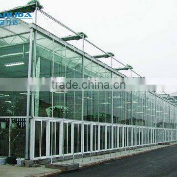 Glass Greenhouse Cover And Galvanized Steel Pipe Greenhouse Frame With Controller For Agricultural Planting photo-6