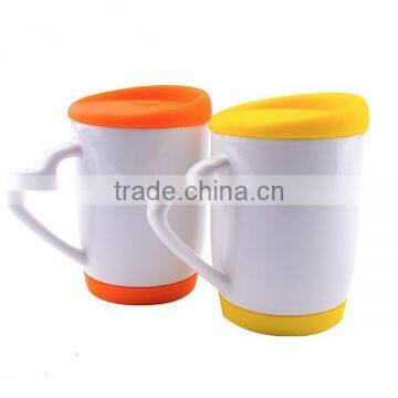 New Products Insulated Coffee Mug With Handle And Lid For Sublimation