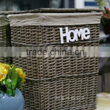 2017 cheap promotion foldable factory price Wicker storage bin bag