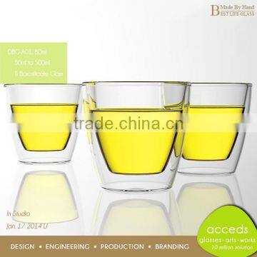 Heat Resistant Borosilicate Milk Glass Cup With Handle photo-6