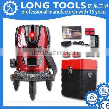 High quality rotary self-leveling 8 lines red beam oblique line laser level low price