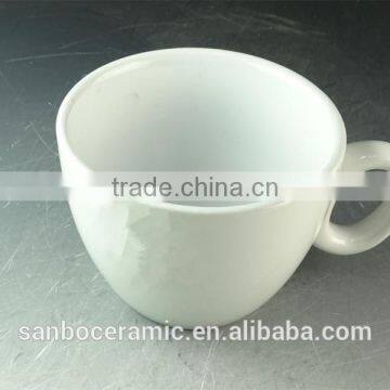 White Ceramic Mug Cup / Big Cup for Capucimo / Customer Logo Print OEM Solo Cups photo-2