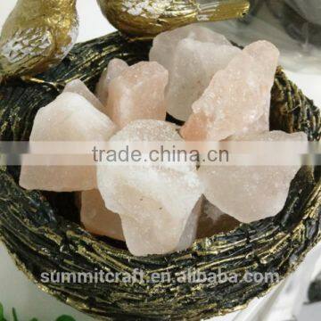 Resin Bird Nest Shaped Rock Natural Crystal Salt Lamps photo-2