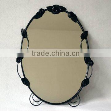 Metal mirror for decoration