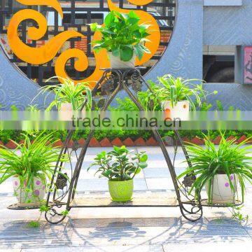 2016 Factory Custom Handmade Metal Garden Flower Pot Stand photo-4