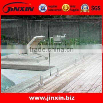 JINXIN glass clamp_glass connector_frameless balcony fence spigot