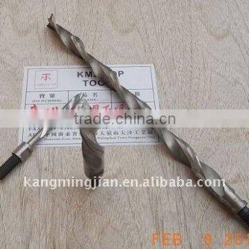 threaded straight shank solid drill bit