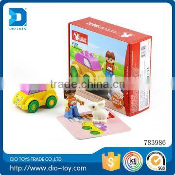 hot High quality kids 10pcs mini plastic building block toys