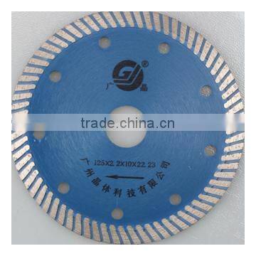 turbo blade diamond saw blade for granite /125mm diamond blade for stone/diamond tool manufacturer