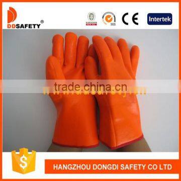 DDSAFETY 2017 Fluorescence Orange PVC Safety Glove