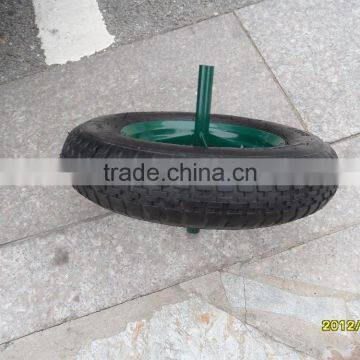 Air Wheel 14x4 Tool Cart Ues Wheels Rubber Wheel 4.00-8 With Steel Rim photo-2