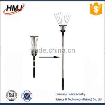 High quality garden hand tool steel leaf rake