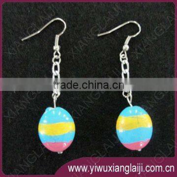 easter color egg earring