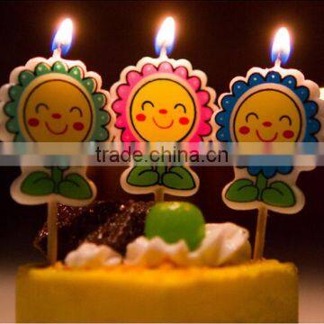 Sun Flower Birthday Candle for Children