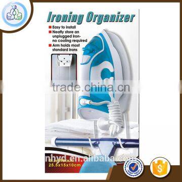 2016 new wall mounted hotel accessories iron holder and ironing board organizer