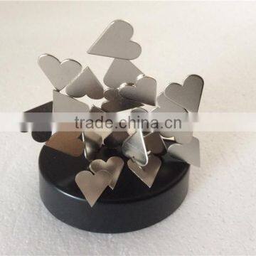 Heart-shaped Magnetic Sculptures