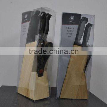 best price knives set with wooden block