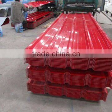 Building Material Prepainted Galvanized Aluzinc Metal Corrugated Steel Roofing Sheet photo-3