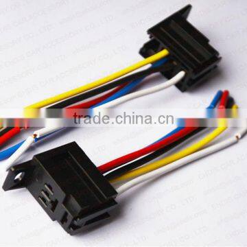 Automotive Relay Socket Car Relay 12v 24v 30a Violet Relay 5pin photo-5