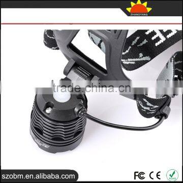 New Arrival K12 XM-L T6 LED 2000 Lumen Headlamp ,18650 Battery Zoomable Headlamp With Chargers photo-2