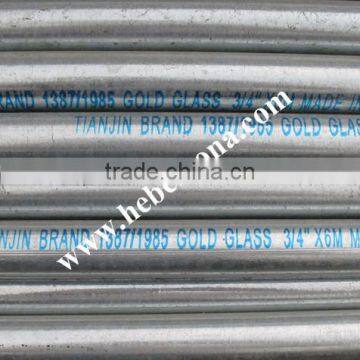 ERW Hot Dipped Zinc Coating Welded Round Carbon Galvanized Steel Pipes photo-4