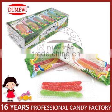 Snack Shape Sugar Coated Fruit Gummy Soft Candy