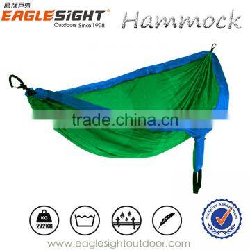 2017 Hot Selling Parachute Nylon Portable Single Or Double Camping Hammock