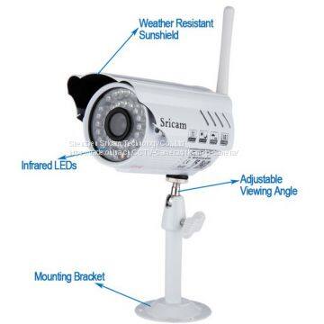 Sricam SP014 WIFI Wireless Pan-Tilt Infrared Night Vision IP Camera Outdoor Waterproof IP Camera for Baby Security photo-4