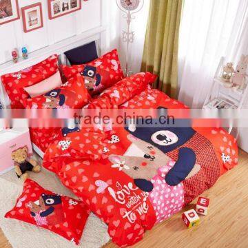 Digital Print Bedding Quilted Chinese Bedspreads/Fitted Sheet/Bed Cover photo-3